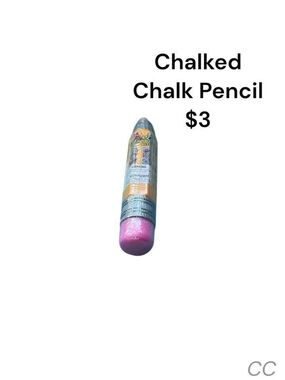 Chalked Chalk Pencil - Pink